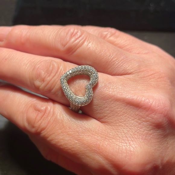 Sterling silver heart ring - Picture 5 of 5